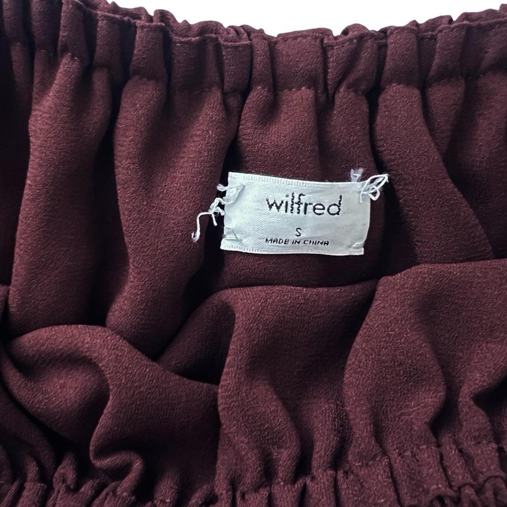 Aritzia Wilfred Promener off the shoulder blouse - Picture 3 of 7